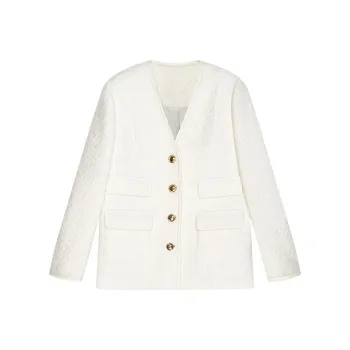 DKNY Coats Women's White