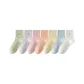 Light Green+Light Purple+Light Pink+Light Orange+Light Yellow+Light Blue+White