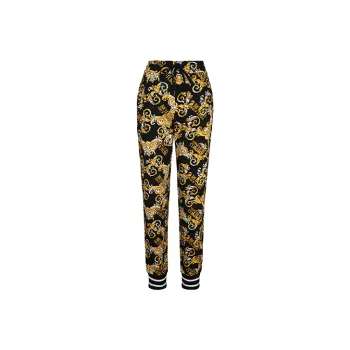 VERSACE JEANS COUTURE Sports Pants Women's Black