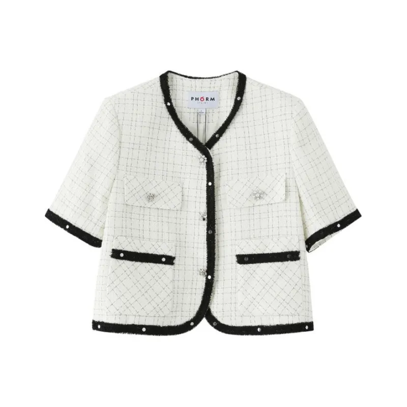 PHORM Cropped Coats Women's Raw White-0