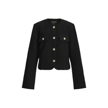 URBAN REVIVO Denim Jackets Women's Jet Black