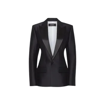 DSQUARED 2 V Neck Single Breasted Blazer