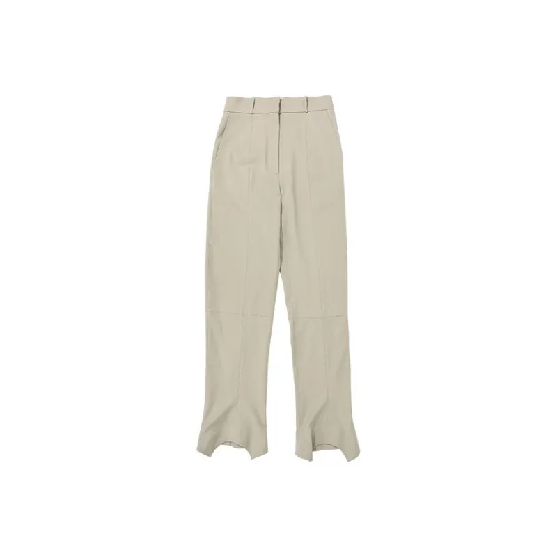 LOW CLASSIC Casual Pants Women's Khaki Beige-0