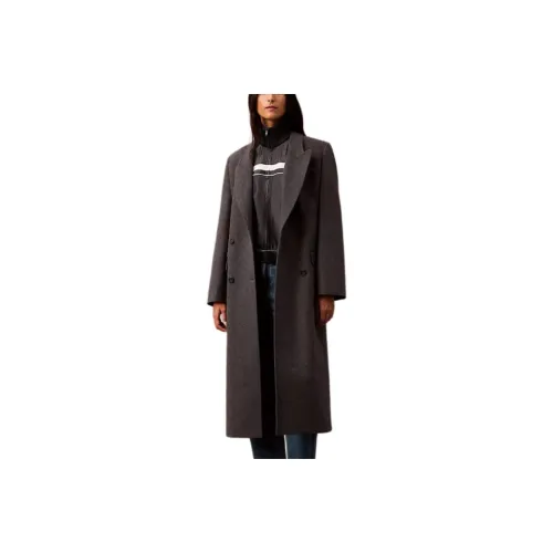 CALVIN prints Coats Women's Charcoal Gray