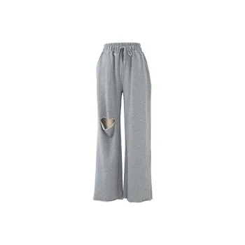 SOON FLOWER Casual Pants Fall Women's Gray