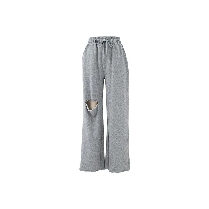 SOON FLOWER Casual Pants Fall Women's Gray-0