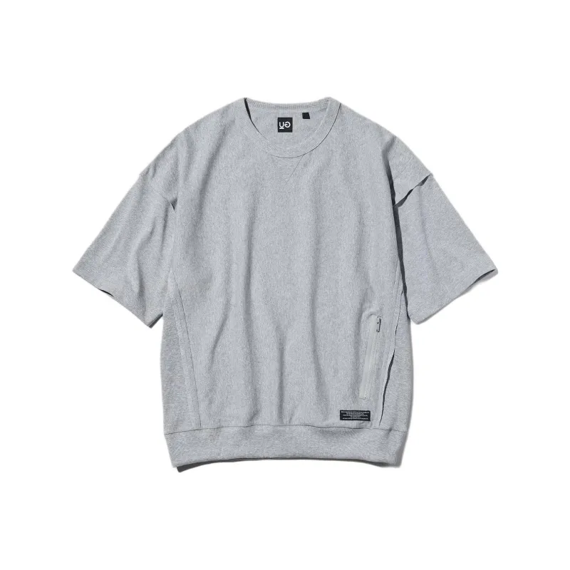 GU T Shirts Unisex Gray-0