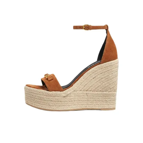 VERSACE Medusa '95 One Strap Sandals 12cm Women's Brown