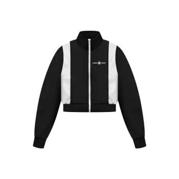 AMIRI Ma Cropped Track Jacket 'Black'
