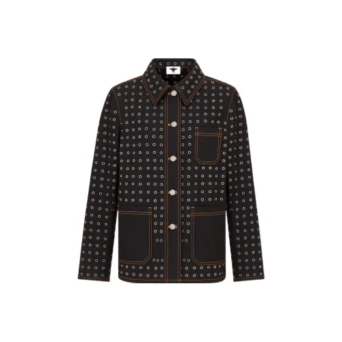 DIOR Quarterly New Products FW22 Denim Jacket Women's Black