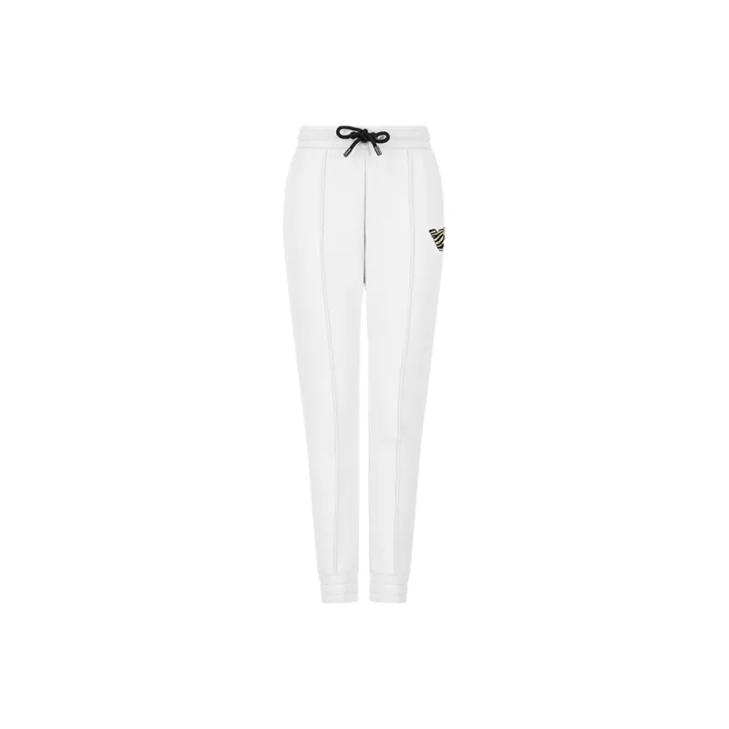EMPORIO ARMANI Knitted Sweatpants Women's White-0