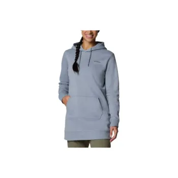 Columbia Burr Trail Long Hoodie Sweatshirt Women's Gray