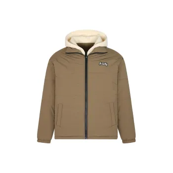 AGXS Puffer Jacket Unisex Brown