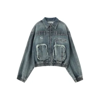 TURNTHETABLES Denim Jacket Women's Blue