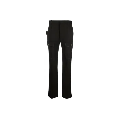 Bottega Veneta High Waist Wool Trousers Black
