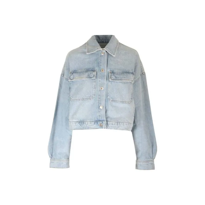 AGOLDE Regenerative Long Sleeved Denim Jacket-0