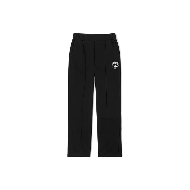 Kappa x Clawmoney Straight Sweatpants Women's Black-0