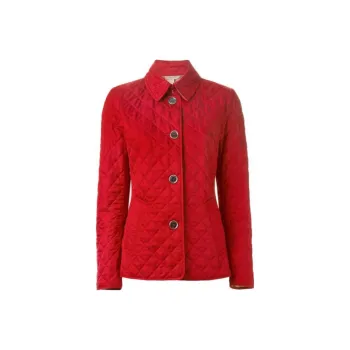 Burberry Puffer Jacket Women's Red