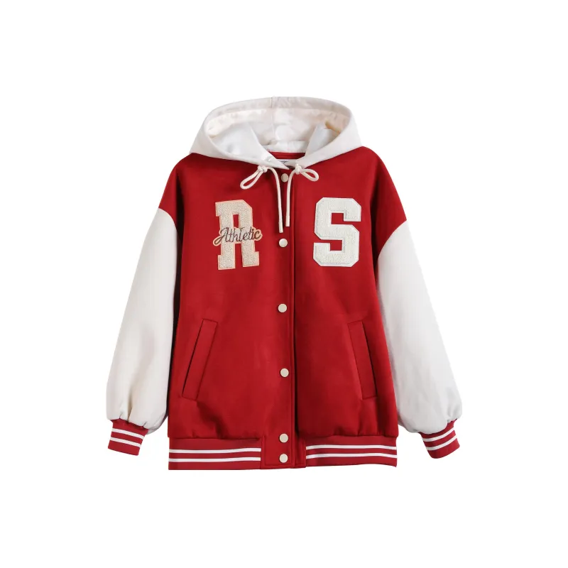 Linjou Baseball Jerseys Women's Red-0