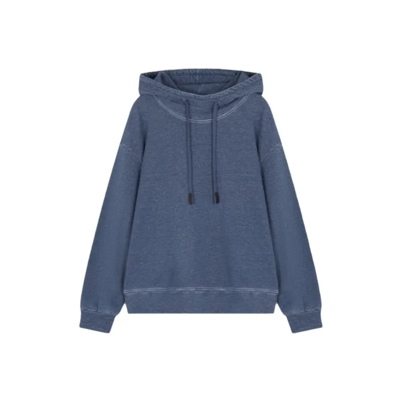IHIMI Sweatshirt Women's Denim Blue-0