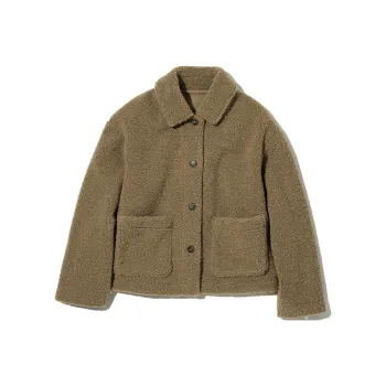 UNIQLO Velvet Jackets Women's Olive-56