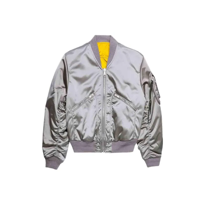 DIESEL Cropped Coats Women's Silver-0