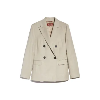 MaxMara Studio Business Suits Coats Women's Beige