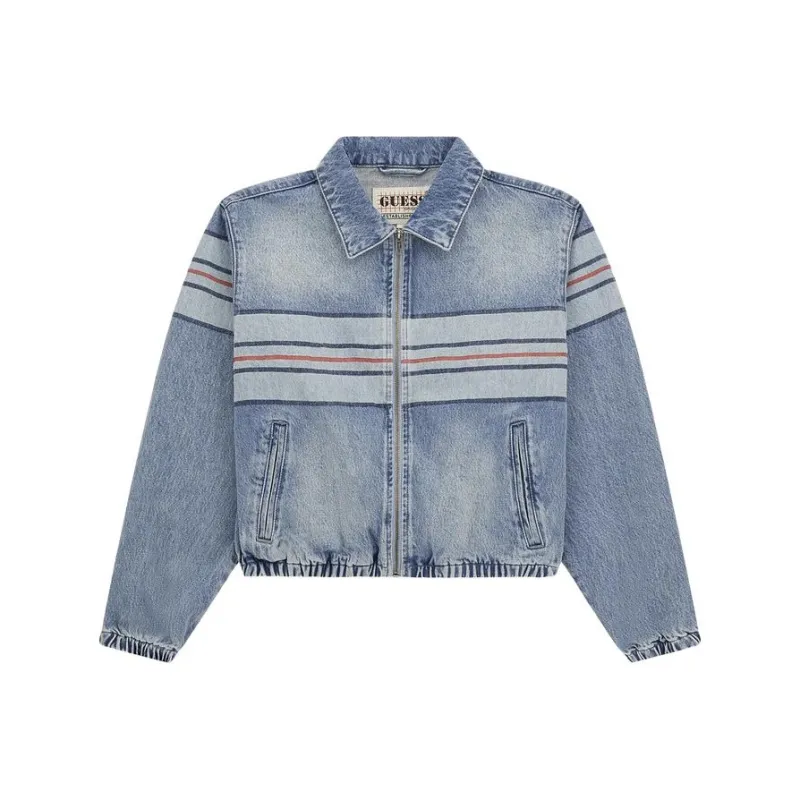 GUESS Denim Jacket Women's Light Blue-0