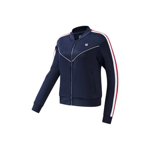 FILA Athletics Cropped Coats Women's Royal Blue