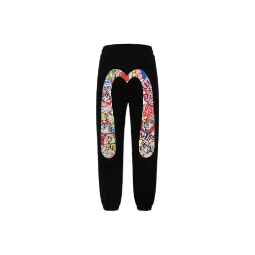 EVISU Knitted Sweatpants Women's Black
