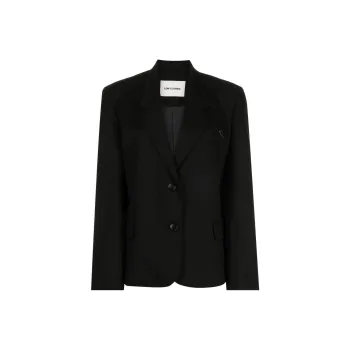 LOW CLASSIC Logo plaque Single breasted Blazer