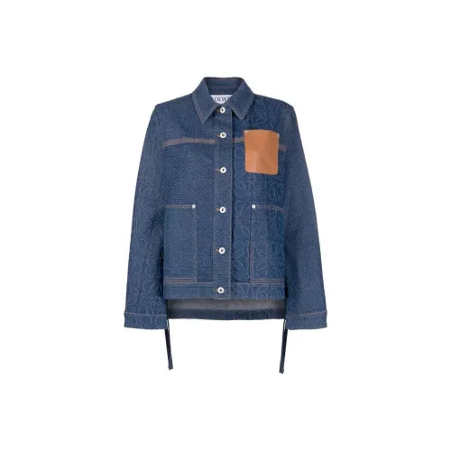 LOEWE Anagram Workwear Denim Jacket 'Indigo'