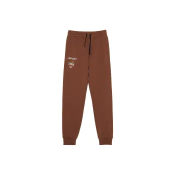 Ed Hardy FW22 Wide Leg Casual Pants Women's Iced Mocha Brown