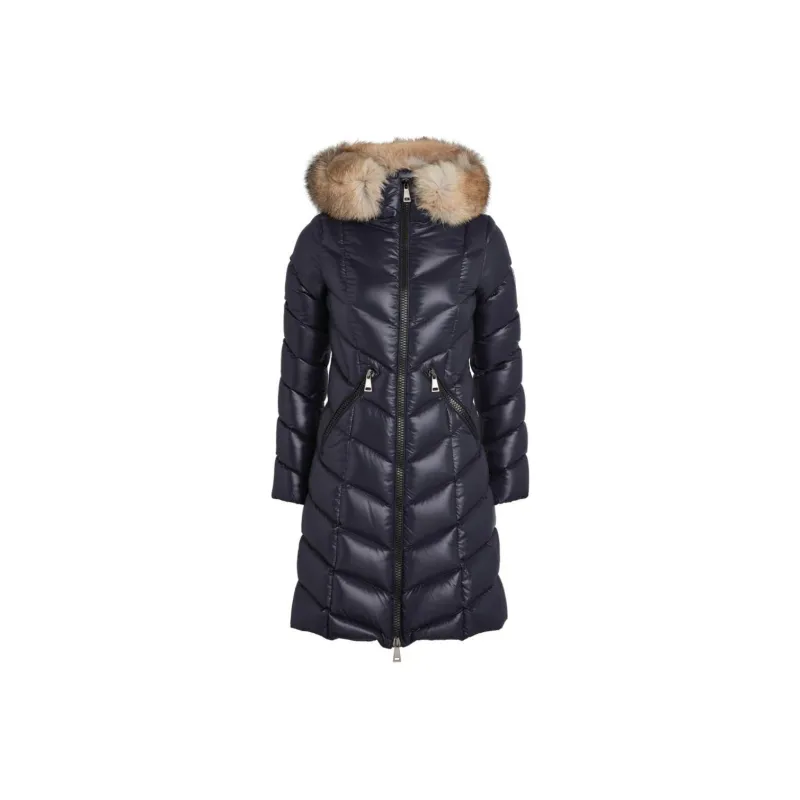 Moncler Parka Coats Women's Dark Blue-0