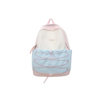 Yalu Nylon Backpack Regular Unisex Black Pink/Blue Pink/Green Pink/Blue Yellow