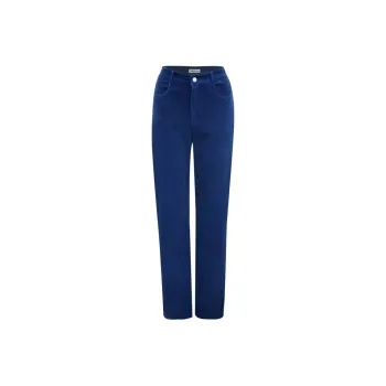 Little Pull Casual Pants Women's Blue