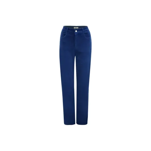 Little Pull Casual Pants Women's Blue