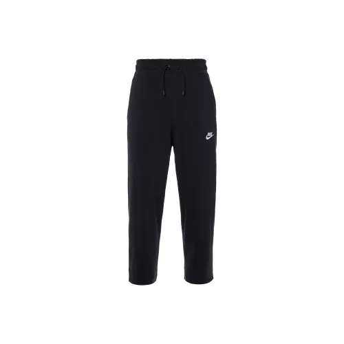 Nike Women'ss Wide Leg Cropped Pants Black