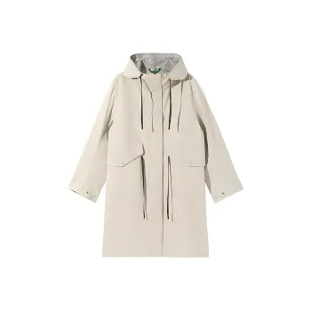 LACOSTE Trench Coats Women's Beige