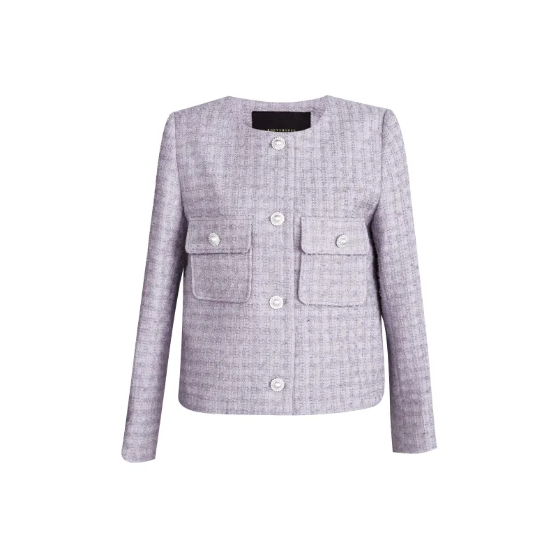 ROEYSHOUSE Business Suit Women's Light Purple-0