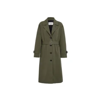 COACH FW22 Trench Coat Women's Feather Color