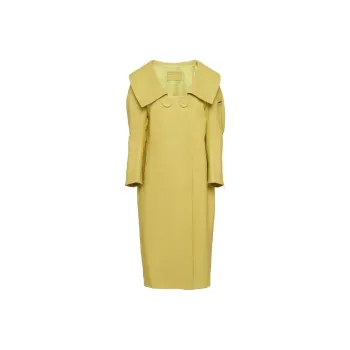 PRADA SS23 Leather Jacket Women's Yellow