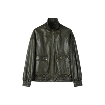 SINBOS Leather Jackets Women's