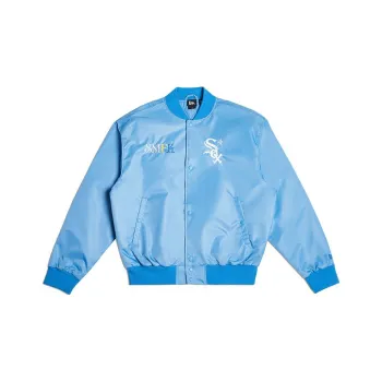New Era X Mlb X SMFK X Mlb X New Era Collaboration Collection Puffer Jackets Women's Blue