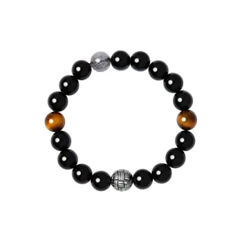 Red All Year Round Obsidian Bracelets Unisex