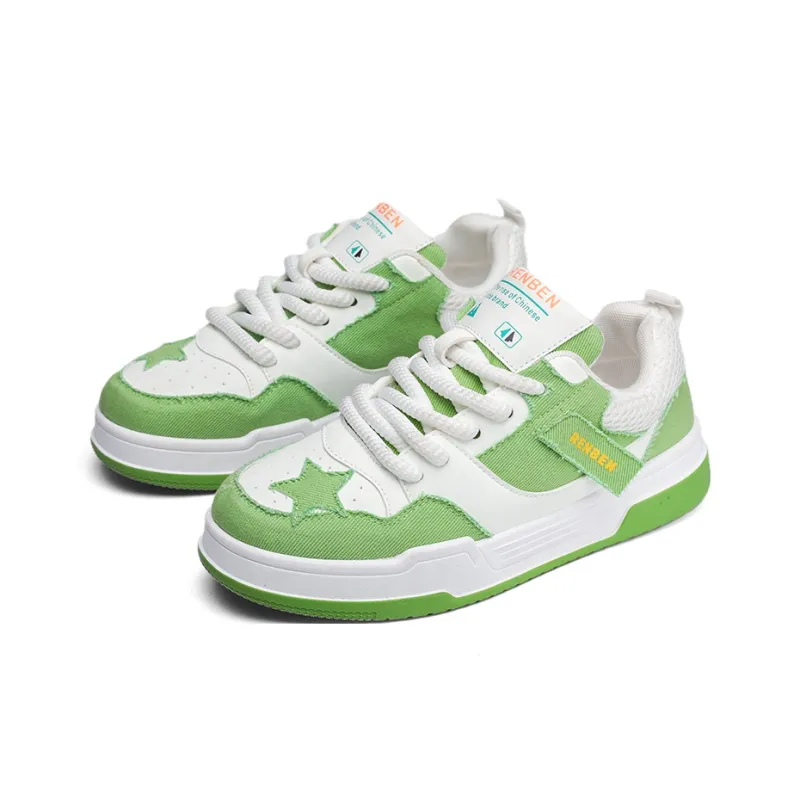 RENBEN Slip Resistant, Breathable, And Supportive Low Top Skateboard Shoes Men's-2
