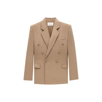 SAINT LAURENT Oversized Double Breasted Jacket
