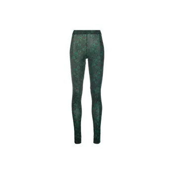 GANNI Leggings Women's Green