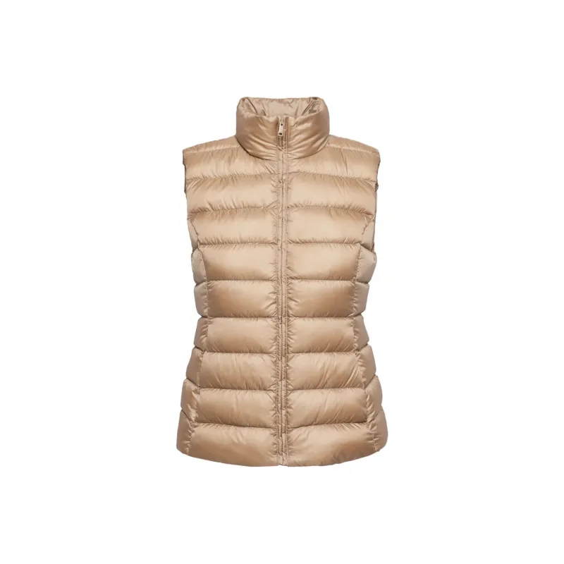 ARITZIA Babaton Layer Up Puffer Vest Women's Gold Camel-0