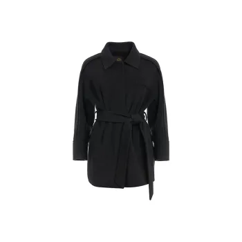 BESIONIA FW23 Coats Women's Blue